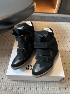 Isabel Marant ベケット ハイカットスニーカー ブラック 37 美品 Bekett スエード スニーカー 女性 黒 | ISABEL MARANT 公式サイト