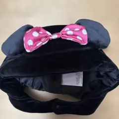 ミニーマウス風リボン付き黒帽子 48cm