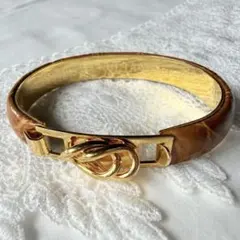 希少✨ GUCCI バングル パイソン 24K GP ゴールド 刻印 - メルカリ