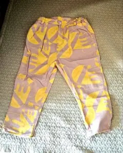 【美品】WOLF&RITA 幾何学模様 ロングパンツ 130程度