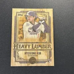 レア！Hyeseong Kim 2025 Topps HEAVY LUMBER
