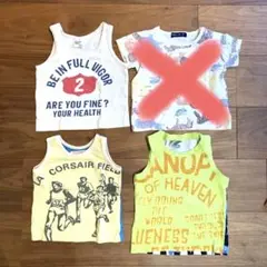 タンクトップ　Tシャツ　80サイズ　3枚セット