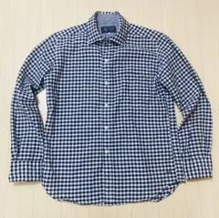 美品！The DUFFER of St.GEORGE ギンガムチェック麻 日本製のサムネイル