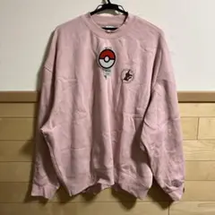 GU ポケモン XLサイズ トレーナー　Pokemonミミッキュピンクトレーナー