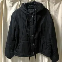 BACKS ダウンジャケット フード付き ブラック