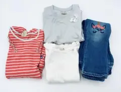 プティマイン 保育園着 パンツ ズボン まとめ売り セット 80 90 女の子