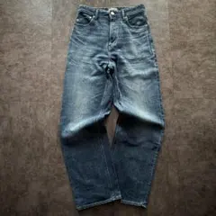 ヤヌーク ストレートデニム プレミアム2 ストレッチ 日本製 ハイウエスト 26