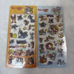 トムとジェリー　ボンボンドロップ風　硬いシール　2枚セット