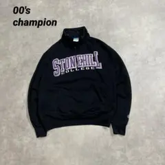 ひ*ろ様 00s championチャンピオン ハーフジップスウェット　カレッジ