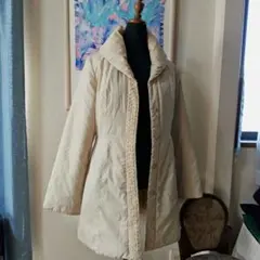 Sybillaシビラ★中綿コート　アイボリーベージュ