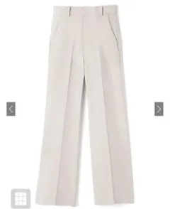 センタープレス　ストレートパンツ　ワイドパンツ