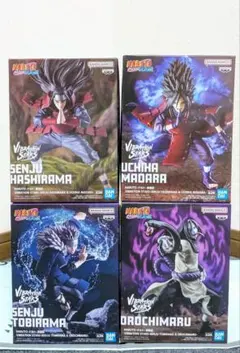 NARUTO フィギュア　柱間　扉間　マダラ　カカシ　大蛇丸　我愛羅　君麻呂 未開封】NARUTO VIBRATION 扉間 大蛇丸 柱間 マダラ 4個 ③ - メルカリ