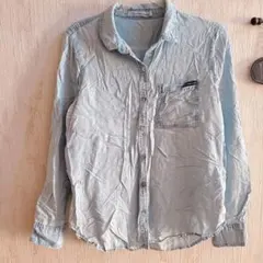 海外✨カルバンクライン Calvin Klein 長袖シャツ ライトブルー