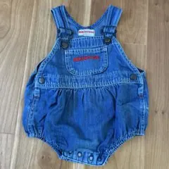 MIKIHOUSE デニムロンパース カバーオール ダルマオール