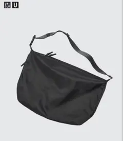 メッセンジャーショルダーバッグ UNIQLO U ユニクロU 黒