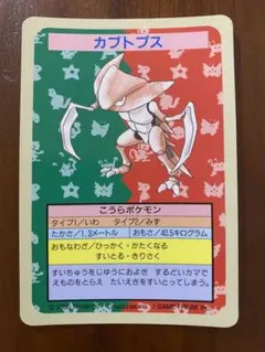 トップサン　カブトプス　番号なしエラー　裏面青のサムネイル