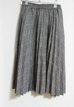 Heather　グレンチェック　プリーツスカート