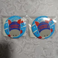 DMMスクラッチ サラブレッドコレクション タマモクロス 缶バッジ 2点セット