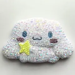 시나모롤 コームミラー デコ 平成ギャル キラキラ ラインストーン デコ