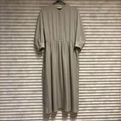 プリーツワンピース ひざ丈ワンピース