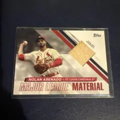 ノーラン・アレナド　マテリアルカード　topps