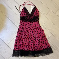D&G ドルチェ&ガッバーナ 水玉柄 キャミソール ドレス　40のサムネイル