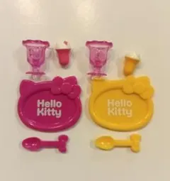 ハローキティ キティちゃん ミニチュア デザートセット 2種 食玩