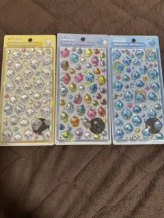 ボンボンドロップシールしずくちゃん正規品新品未開封3枚セット