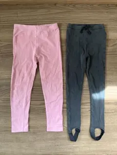 H&MとZARAのレギンスセット
