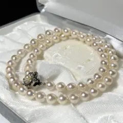 パールネックレス シルバー