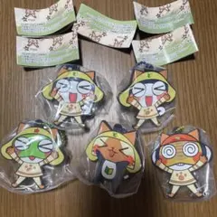 モンスターハンター×ケロロ軍曹 カプセルラバーマスコット タママ ケロロ クルル