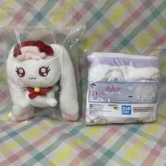 一番くじ プリキュア C賞 ぬいぐるみ ミルク D賞 ブランケット