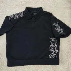 美品PGG 黒 半袖ポロシャツ