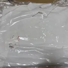 新品未使用　ユニクロ　コットンシャツ　ワイシャツ　ホワイト　XXLサイズ