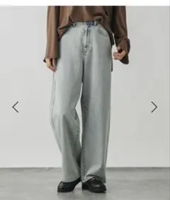 グローバルワーク/Goodデニムカラーバギーパンツ