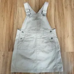 BeBe ジャンバースカート 110 ベージュ