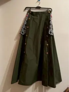 kolor オリーブグリーン フレアスカートのサムネイル