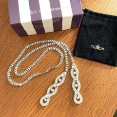 GRACE CONTINENTAL スワロフスキー シルバーネックレス 結婚式