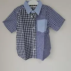 MPS 半袖シャツ サイズ120 チェック柄