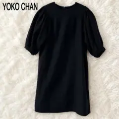 YOKO CHAN バックパールヘムスカラップブラウス ブラック 36 - メルカリ