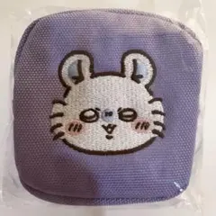 【新品】ちいかわ　カラビナ付き刺繍スクエアポーチ　モモンガ　タグ付き