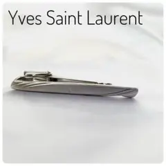 美品‼Yves Saint Laurent　メンズネクタイピン シルバー 刻印