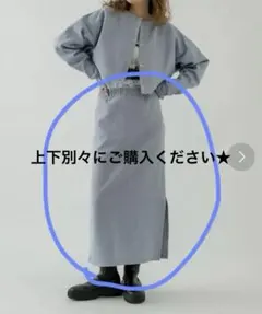 mystic スカート 2way セットアップのトップス