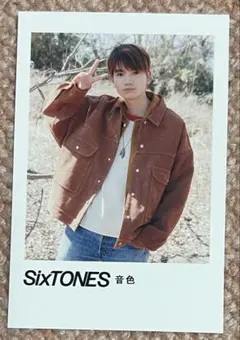 SixTONES 音色 チェキ風カード　髙地優吾　トレカ
