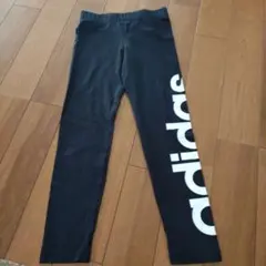 アディダス　スポーツタイツ　140　黒