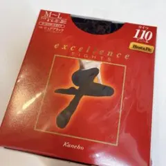 Kanebo excellence タイツ 110デニール M-L ブラック
