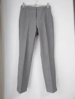 011.美品 ZARAザラ ハイウエスト スラックス パンツ グレー XS
