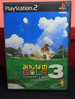みんなのGOLF3　PS2　みんなのゴルフ3