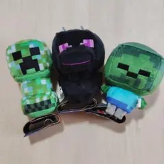 Minecraft ぬいぐるみ マスコット 3種セット