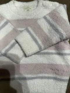 美品　ジェラピケ　ボーダー　ピンクベージュ　ベビー